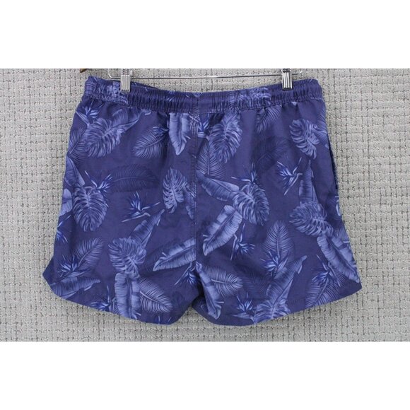Jack & Jones Board Shorts Mens Navy Blue Floral Pattern Drawstring Surfing Large - Picture 6 of 8